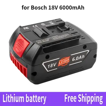 Naujas 18V Baterija 6.0 Ah už Bosch Elektrinis Grąžtas 18V 6000mAh Li-ion Baterija BAT609, BAT609G, BAT618, BAT618G, BAT614 Nuotrauka