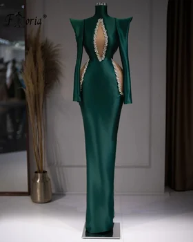 2 Dizaino Stebuklingai Satino Undinė Vakaro Suknelės Individualų Kristalų Cut-out Ilgai Inscenizacija Suknelė Vestidos De Fiesta Elegantiška Prom Nuotrauka