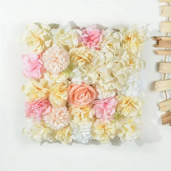 38cm Dirbtinės Gėlės Sieninės 3D Gėlių Fonas Dirbtiniais Rožių Sienos Šalis Vestuvių Nuotakos Dušas Lauko Apdaila Nuotrauka