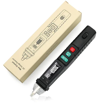 Elektros Testeris Pen Ne-Kreipkitės Įtampos Testeris W/ LCD Ekranas Dual Asortimentą, AC Įtampos Detektorius 12V/48V-1000V Nuotrauka