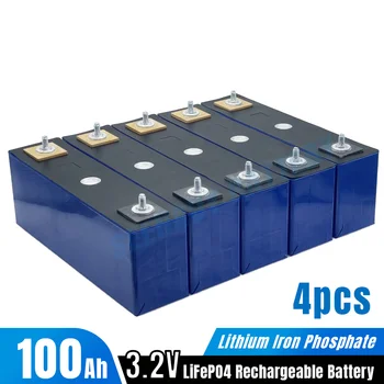 4pcs 3.2 V 100Ah LiFePO4 Baterija Ličio geležies phospha 