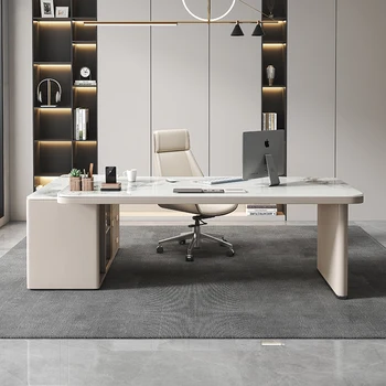 Roko valdybos kampe stalas, studijų, modernus minimalistinio dizaineris workbench Nuotrauka