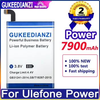 GUKEEDIANZI Baterija 7900mAh už Ulefone Galia Power1 Išmaniųjų Telefonų Baterijos Nuotrauka