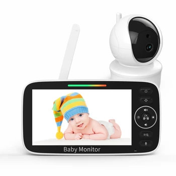 5inch HD kūdikio monitorius su 30 Valandų Baterijos Pan-Tilt-Zoom Video Baby Monitor su Kamera ir Garso Naktinio Matymo, VOX, 2-Būdas Kalbėti, Nuotrauka