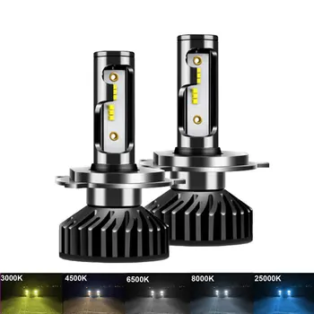 2 vnt Automobilių LED Žibintai neardomieji Pakeitimo H1/H4 Toli ir Arti Universal H7H11 Super Ryškus Prožektorius Automobilių Lemputės Nuotrauka