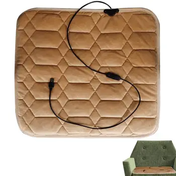 Nešiojamų Šildomos Sėdynės Elektra Šildomas USB Maitinimo Pagalvėlės Auto Seat Portable Minkšti Biuro Kėdė Šildymo Kilimėlis Išlaikyti Nuotrauka