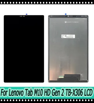 Nauji Originalus Lenovo Tab M10 HD 2nd Gen LCD TB-X306F TB-X306X TB-X306V TB X306 Ekranas Touch Screen Dgitizer Asamblėja Nuotrauka