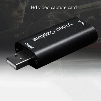 Capture Card USB2.0 HDMI Suderinamus Užfiksuoti Kortelės HDMI Suderinamus 4K Video Capture Card Gyvai Įrašyti Langelyje Palaiko OBS Nuotrauka