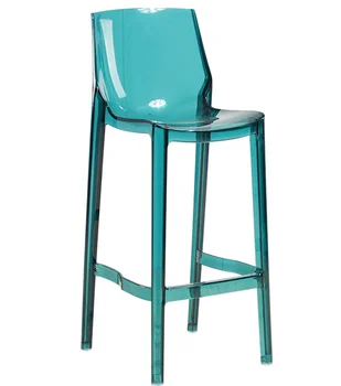 Skaidraus Plastiko Kėdės Restorano Baro Kėdės Baro Kėdė Šiaurės Aukštos Taburetės Akrilo Modernus Minimalistinio Aukštos Kėdės Namų Baldai Nuotrauka