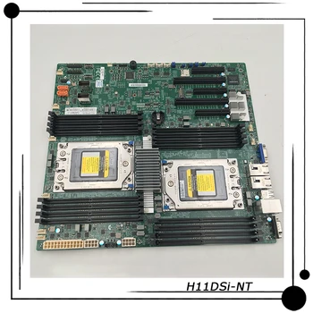 Už Supermicro Dual-lizdas Serverio E-ATX pagrindinė Plokštė PCI-E 3.0 DDR4 Paramos EPYC7001/7002 Puikus Išbandyti H11DSi-NT Nuotrauka