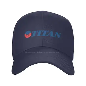 Titan International Logotipas Spausdinti Grafinis Atsitiktinis Džinsinio audinio kepurė Megzta kepurė Beisbolo kepuraitę Nuotrauka