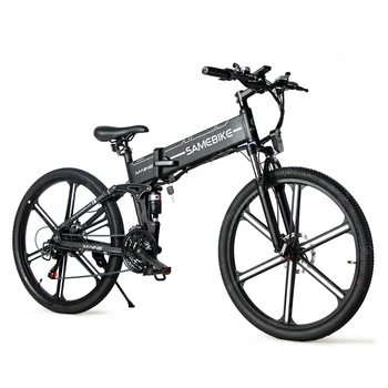ES ir JAV akcijų elektrinis dviratis 500W variklis 48V10Ah ličio baterija sulankstomas elektrinis dviratis maksimalus greitis 35km/h kalnų elektrinis dviratis Nuotrauka