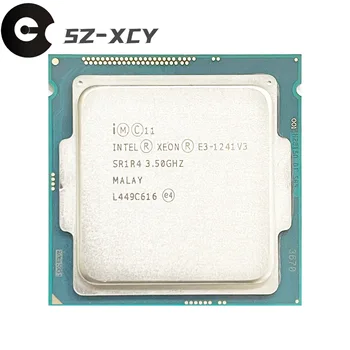 Intel Xeon E3-1241 v3 E3 1241v3 E3 1241 v3 3.5 GHz Quad-Core Aštuonių Siūlų CPU Procesorius 80W LGA 1150 Nuotrauka