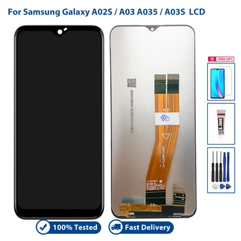 Aukščiausios Kokybės LCD Samsung A02s A025 SM-A025F lcd Ekranas Jutiklinis Ekranas Pakeitimo skaitmeninis keitiklis Surinkimo Samsung A02s SM-A025F Nuotrauka
