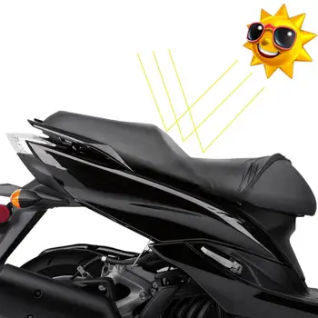 Motociklo Sėdynės Padengti Vandeniui Atsparus Dulkėms Rainproof Saulės Motociklą, Motorolerį Pagalvėlės Sėdynės Padengti Raštas Padengti Lengvas Nuotrauka