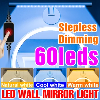 DC5V LED Tuštybės Šviesos tualetinis staliukas Makiažo Veidrodėliai LED Lempos, Vonios Veidrodis Sienos, Šviesą Kambaryje, Apdailos Miegamasis naktinė lempa Nuotrauka