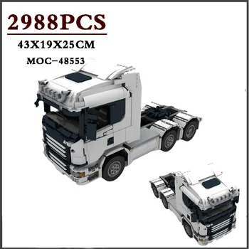 Klasikinis SS-48553 Kūrimo Bloką, 6x4 Sunkvežimis Inžinerijos Transporto priemonių Surinkimas 2988+VNT. Dalių Modelis Suaugusiųjų ir Vaikų Žaislas Dovana Nuotrauka