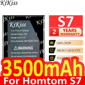 KiKiss S 7 3500mAh Baterija Homtom S7 Išmaniųjų Telefonų Batteria + Sekimo Numerį Nuotrauka