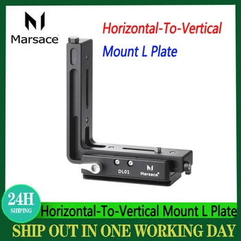 Marsace DL01 Pasukti Horizontalios ir Vertikalios Mount Plate Kit For Sony A6000 A7C A72 A7 III A7R V A7 IV ZV-E10 VEIDRODINIAI Fotoaparatai Nuotrauka