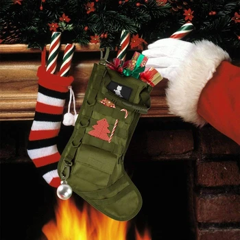 Kalėdų Taktiniai-Gyvulių Dovana Saugojimo Krepšys Kalėdos Pavarų Rankena Kojinės Karinės Nuotrauka