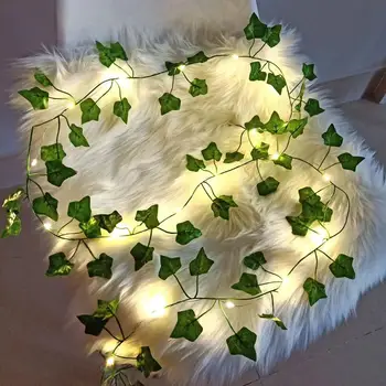 LED varinės vielos lempos rotango modeliavimas saulėgrąžų Kalėdinė dekoracija lempos string Nuotrauka