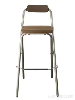 Buitiniai lyginimo baro kėdės Atlošas baro kėdės kambarį aukšta kėdutė, antikorozinės medienos baro kėdės, Modernaus minimalistinio baro taburetės Nuotrauka