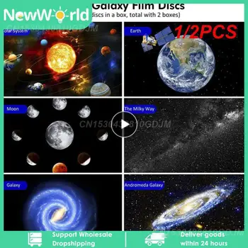1/2VNT Naktį Šviesos Galaxy Projektorius Žvaigždėtas Dangaus Projektorius 360° Pasukti Planetariumas Lempa Vaikams Miegamasis Valentino Diena Dovana Nuotrauka