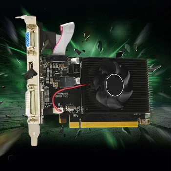 AMD Radeon Vaizdo plokštė R5 230 2GB Grafinės Kortelės Tarnyba GPU Kompiuterio Grafikos plokštė Pagrindo Naudoti Placa De Vaizdo Naršyti Žaidimai Nuotrauka