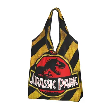 Daugkartinio Naudojimo Juros Periodo Parkai Pirkinių Krepšys Moterims Nešti Maišą Nešiojamų Dinozaurų Pasaulyje, Bakalėjos Shopper Bags Nuotrauka