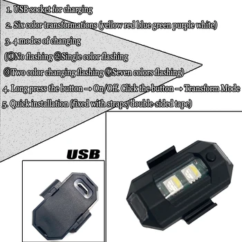 HunterCub naktį važiuoti LED saugos įspėjimas flasher Honda CT125 CT 125 2020 2021 2022 Nuotrauka