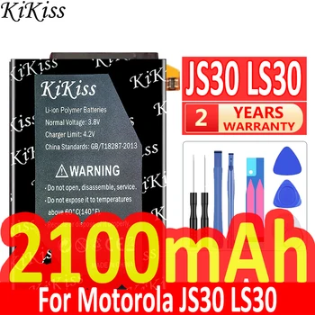 KiKiss Galinga Baterija JS 30 LS 30 2100mAh už Motorola Moto JS30 LS30 Baterijos Nuotrauka