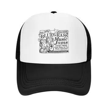 Bluegrass Muzikos Uogienė - Namuose Auginami - Ranką Pakėlė... Beisbolo kepuraitę mielas Trucker Skrybėlės, Kepurės, Moterims, Vyrams Nuotrauka