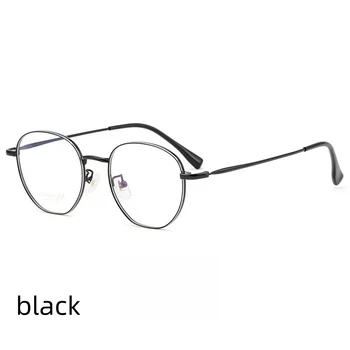 48mm Aukštos kokybės mažas rėmo akiniai Gryno titano taurės Vyrų retro optinis recepto akiniai, Rėmeliai moterų CK806 Nuotrauka