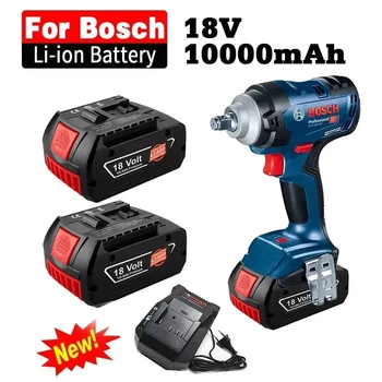 100% Originalus 10ah Įkraunama Ličio Jonų Baterija Bosch 18V 6.0 Atsarginę Bateriją Nešiojamų Pakeitimo BAT609 BAT609G 618 Nuotrauka