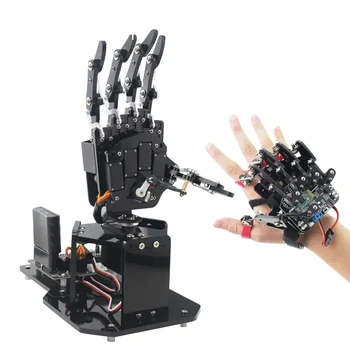 Atviro kodo Bionic Roboto Rankos Penki Pirštai Robotas Dešinę Ranką Su STM32 Versija + Nešiojami Mechaninė Pirštinės 60687 Nuotrauka