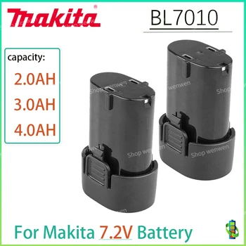 Makita 7.2 V BL7010 3000mAh Li-ion Baterijos Pakeitimo 194355-4 TD020 TD020D TD020DS DF330D ML704 TD090D elektriniai Įrankiai Nuotrauka