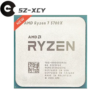 AMD Ryzen 7 5700X Naujas R7 5700X 3.4 GHz Aštuonių Branduolių 16-Sriegis CPU Procesorius 7NM L3=32M 100-000000926 Lizdas AM4 bet be aušintuvo Nuotrauka