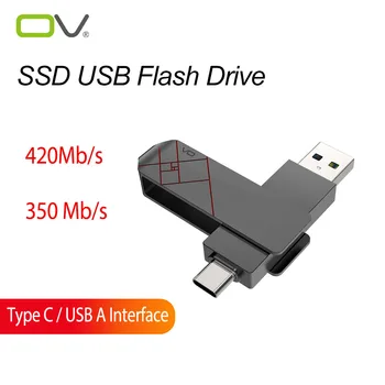 OV Nešiojamų Externo SSD HD USB 3.0 C Tipo 