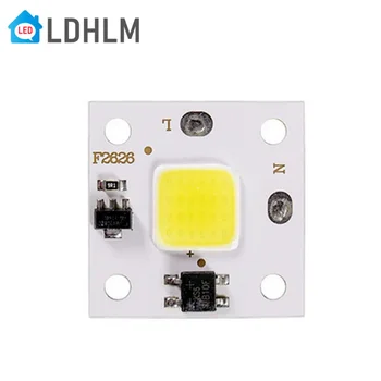 LED, COB lempos Granulių 10W AC 220V 240V Smart IC nereikia Vairuotojo 