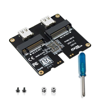 OFBK DualProtocol NVMe SSD į TypeC USB3.1 Adapteris JMS581 Chip Kontrolės Greitas Duomenų Nuotrauka