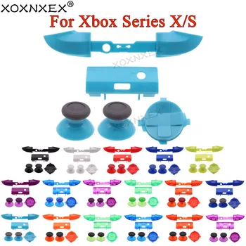XOXNXEX 3D Analoginis Nykščio Stick Kepurės Dpad & RB LB Bamperis Sukelti Mygtukai Mod Kit Vidurio Juostos Laikiklis, Skirtas 