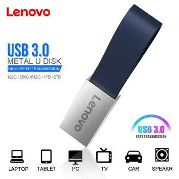 Lenovo 2023 Naujos USB 3.0 Flash Drive, High Speed 128GB 256 GB 512 GB 1 TB 2TB Flash Pendrive Stick Pen Drive TV/Kompiuterio/Automobilių Nuotrauka