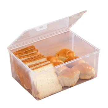 Plastikiniai Organizuoti Dėžės Duonos Langelį Virtuvės Reikmenys Sandariai Maisto Konteineriai Plastiko Talpykla Konservavimo Namuose Nuotrauka