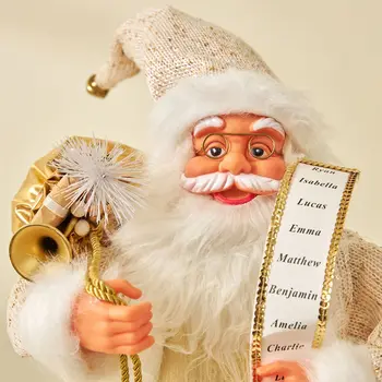 60cm Naujas Produktas Nuolatinis Santa Claus Aukso Šalikas Audinio Kalėdų Eglučių Papuošalai Šalies Prekių Navidad Namų Dekoracijos Nuotrauka