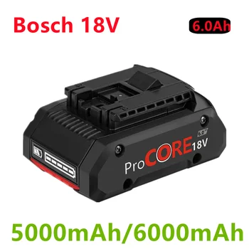 Bosch 18V 6.0 Ah baterijos Procore serijos 1600A016GB atnaujintas ličio-jonų baterija Volt Max bevieliuose elektros įrankis, gręžimo, 21700 ląstelių Nuotrauka