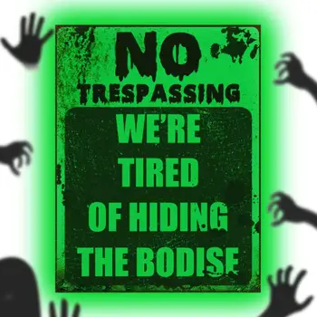 No Trespassing Sienos Ženklas Lipdukas, No Trespassing Pasirašyti Privačios Nuosavybės Ženklai Įspėjamasis Ženklas, Saugos Ženklai, Lipdukai Ar Patalpų Namuose Nuotrauka