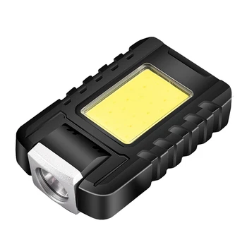 1 vnt Multi-Purpose Tipas-C Įkraunamas Žibintas LED Veikia, Šviesos, Lauko Kuprinė Įrašą Pėsčiomis Lempos Nuotrauka