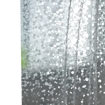 Skaidrus Dušo Užuolaidos Pamušalas Pebble Modelis Lengvas Plastikiniai, Vonios Kambaryje Dušo Užuolaidos Nuotrauka