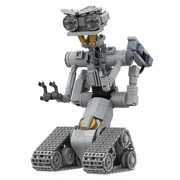 SS Filmą Trumpuoju Jungimų Karinės Emocinis Roboto Kūrimo Bloką Nustatyti Astroed Robotai Johnnyed 5 Modelio Plytų Žaislas Vaikams Dovanų Nuotrauka