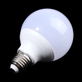 Naujas Pieninio Stiklo Lemputė E27 LED Edison Lemputės G80 10W E27 AC200V-240V Pasaulyje Kamuolys Lemputės 6000K Šalta Balta Lempa, LED Lempos Lemputė Nuotrauka